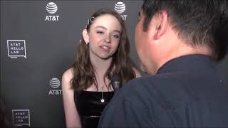 Adeline, the Great: Rileigh McDonald Red Carpet Interview | AT&T Filmmaker Mentorship Program video