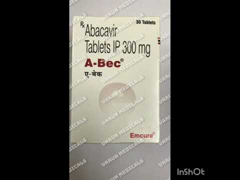 A-Bec 300 mg (Abecavir) Tablet, 30's Tablets, Prescription