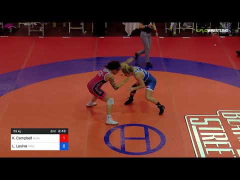 2018 Bill Farrell Memorial International/Women's Freestyle 59 RR Rnd 3 - Kelsey Campbell (Sunk) Vs