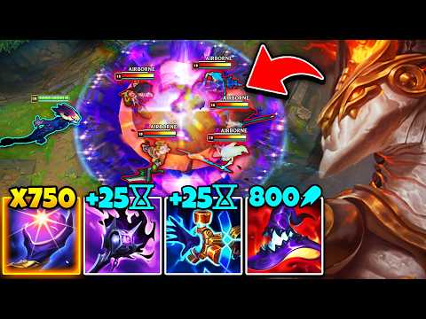 When Aurelion Sol stacks PERFECTLY for 30 minutes straight (750 STACKS = GG)