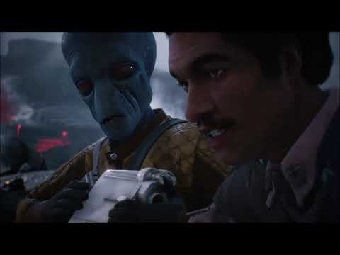 Star Wars Battlefront II: Shriv and Lando Calrissian infiltrate the arms factory on Sullust