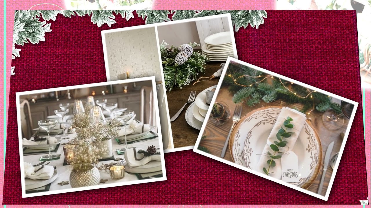 Boże Narodzenie 2021 ☀️ Świąteczny Stół, Dekoracje
