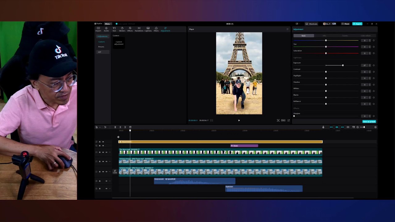 Advanced Capcut Full Tutorial - Eiffel Tower Hero