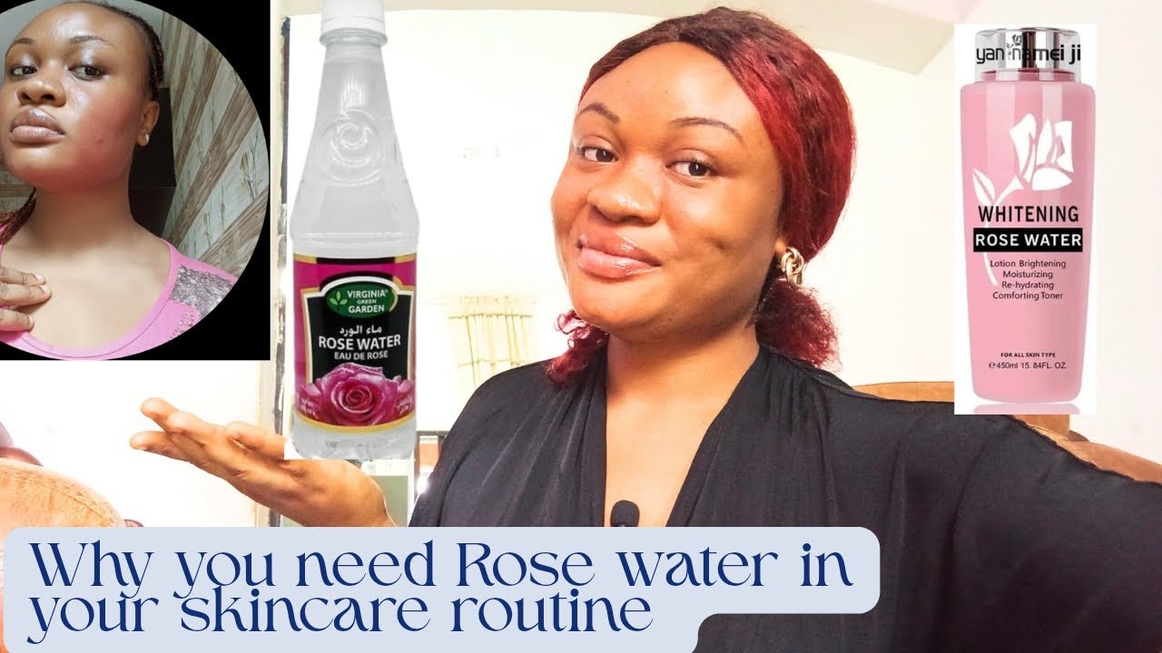Why you need Rose water in your skincare routine | ROSE WATER BENEFITS| Rose water facial toner 