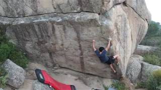 Video thumbnail of Bloody Moves, 7c. Can Boquet