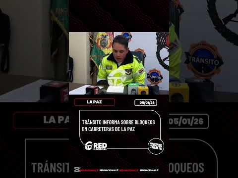 informó que se registran bloqueos en las rutas Desaguadero–Laja, La Paz–Copacabana (Santana) y La P