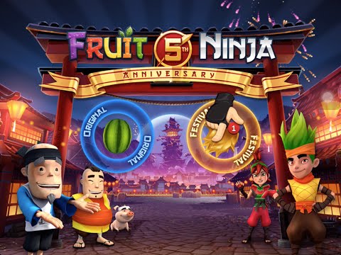 Fruit Ninja 5 year anniversary Festival Part 1 beat truffles and nobu
