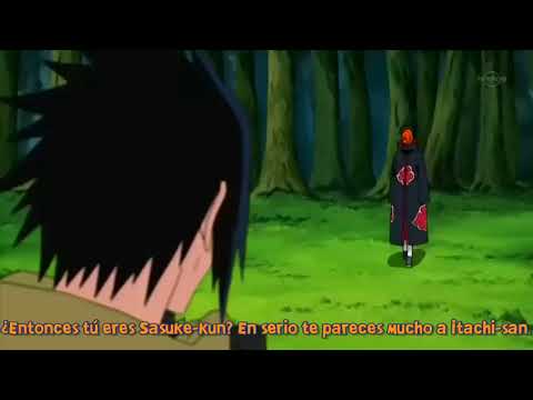 Sasuke vs Deidara pelea completa ( sub español)