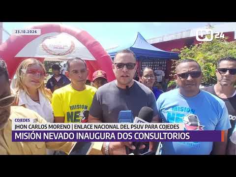 Misión Nevado inaugura dos nuevos consultorios en Cojedes