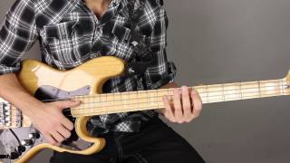Bass Lesson - How to play &quot;POW&quot; by Larry Graham (The Bass Wizard)