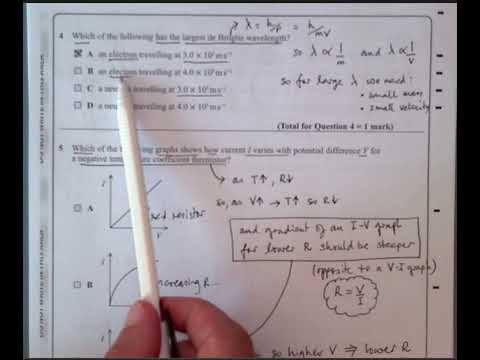Edexcel IAL Physics Unit 2 May2019 Q1-10 (see improved version in playlist)