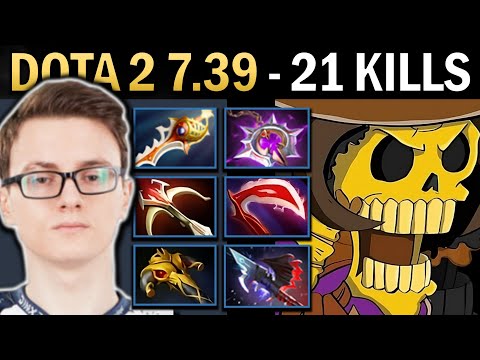 Clinkz Gameplay Miracle with 21 Kills and Rapier - Dota 7.39