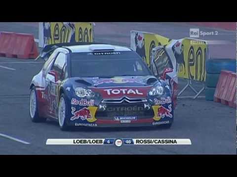 Sebastian Loeb Vs Valentino Rossi - Monza Rally Show 2011