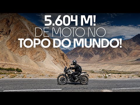 De moto no TOPO do MUNDO: cheguei a 5.604m com a Royal Enfield Himalayan no HIMALAIA INDIANO!