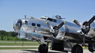 preview picture of video 'B-17 Yankee Lady Start-up and Take-off'