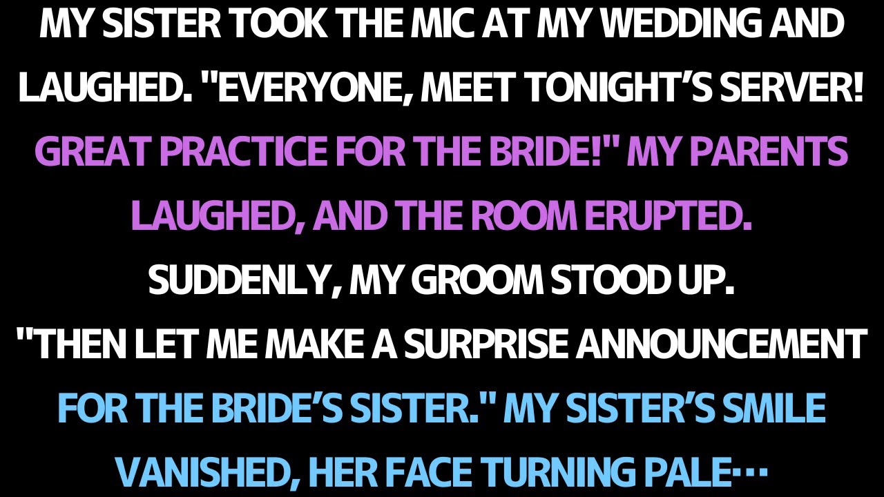 MY SISTER HUMILIATED ME DURING MY WEDDING… BUT SHE DIDN’T EXPECT HIS RESPONSE