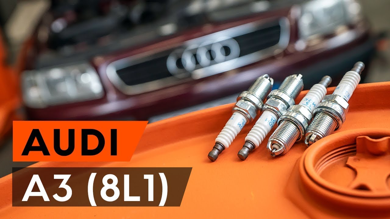 Kuinka vaihtaa sytytystulpat Audi A3 8L1-autoon – vaihto-ohje