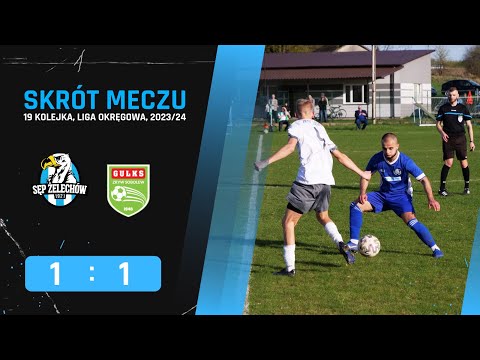 Sęp 1:1 Zryw Sobolew - skrót meczu 19. kolejki spotkań siedleckiej LO 2023/24
