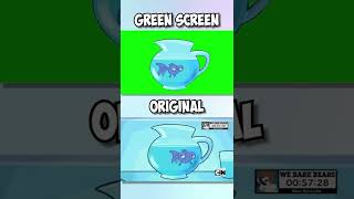Side by Side - I'm Thirsty, Refreshing Green Screen #shorts