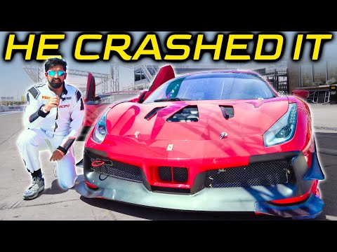 They Gave A Ferrari 488 GT3 To A SIM RACER?!