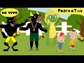 AO VIVO | Cuca , Bicho Papão, Boi da Cara Preta, Seu Lobato mais Músicas Infantis - Pedro e Tito
