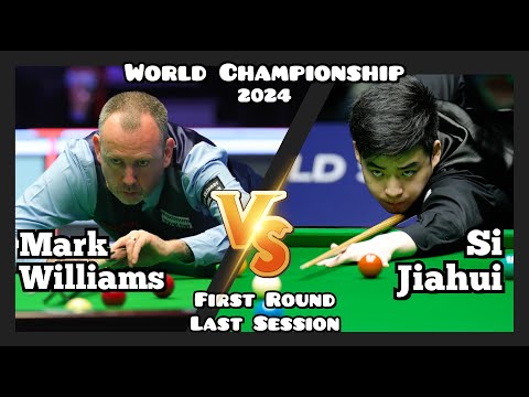 Mark Williams vs Si Jiahui - World Championship Snooker 2024 - First Round -Last & Full Session Live