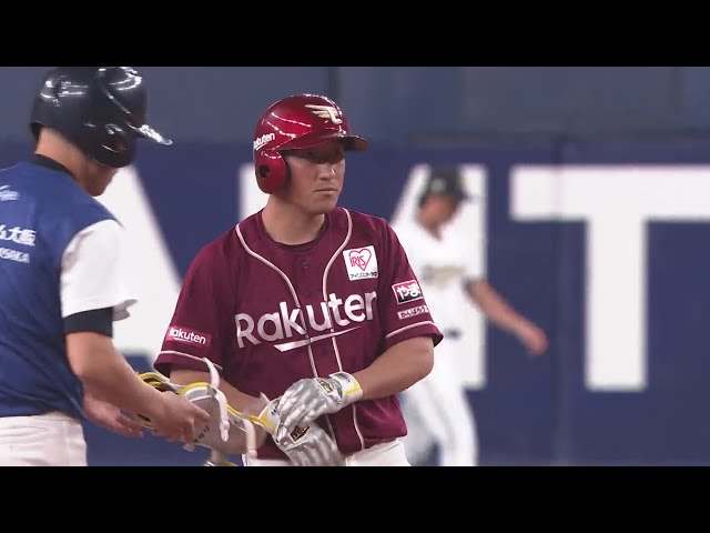 【5回表】貴重な追加点!! イーグルス・小深田大翔 右中間を破るタイムリー2ベースヒット!! 2025年3月4日 オリックス・バファローズ 対 東北楽天ゴールデンイーグルス