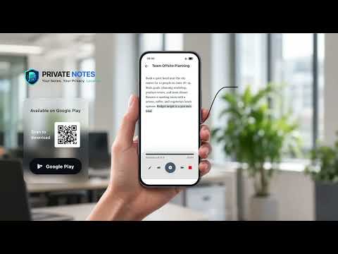 Private Notes: Local AI video thumbnail