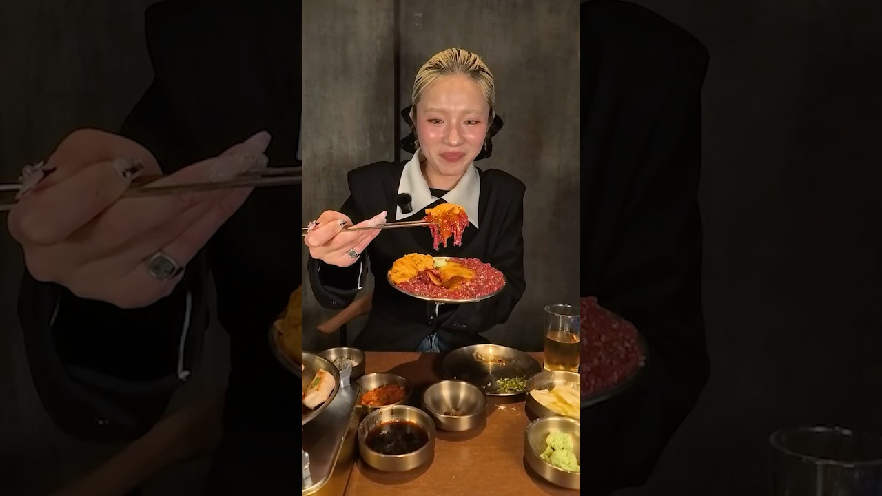 韓国釜山で絶対に来たい衝撃焼肉＆ウニユッケ爆食してきた！ #ますぶちさちよ #釜山 #韓国