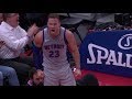 Blake Griffin monster block and saves the ball from out of bounds!