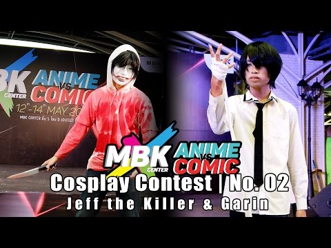 MBK Center Comic vs Anime 2017 | Cosplay Contest Team 2 : Jeff the Killer & Garin