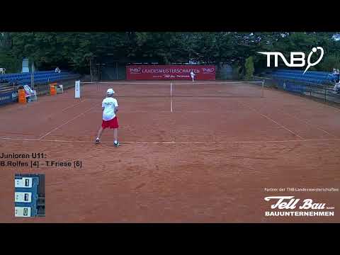 TNB Landesmeisterschaften Jugend 2022: Junioren U11: Ben Rolfes [4] - Tim Friese [6]