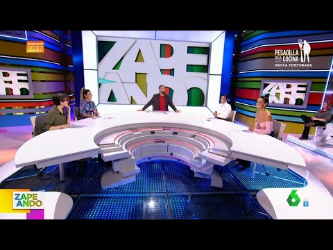 La reacción de Dani Mateo a la "mesa femenina" de Zapeando