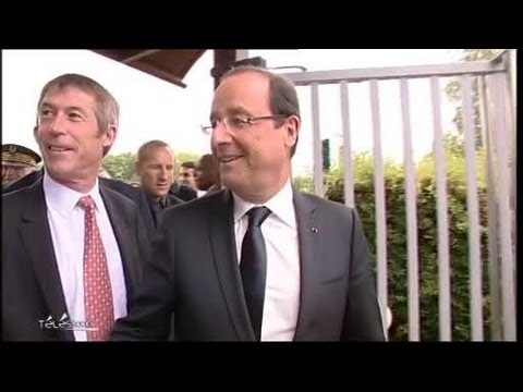 François Hollande à Bondoufle