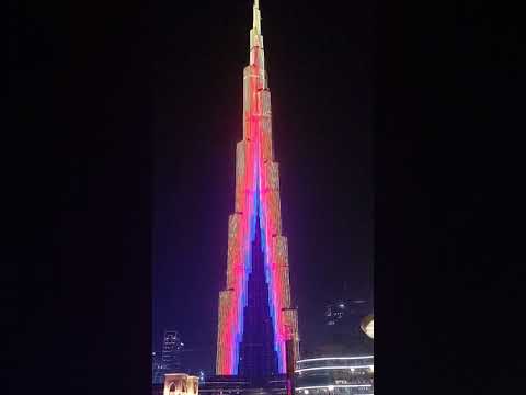 Burj Khalifa Light Show August 12, 2018