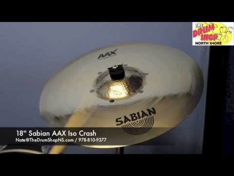 Sabian AAX Iso Crash 18" - The Drum Shop North Shore