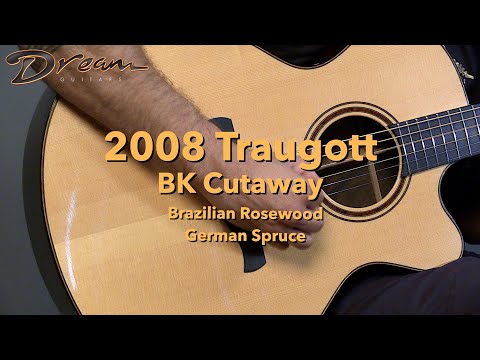 2008 Traugott BK Cutaway, Brazilian Rosewood/German Spruce image 20