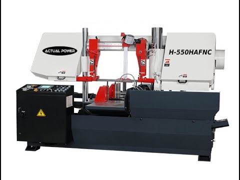 Prévia do vídeo — Serra de fita automática Actual Power H-550HA