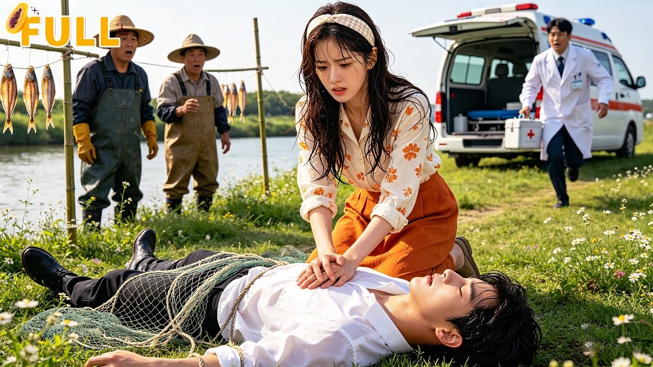 Poor girl saves drowning man by river, unknowing he’s a CEO—he wakes up &wants to marry her!