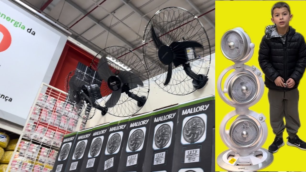 Ventiladores da Leroy Merlin julho/2024
