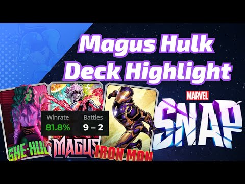 I could NOT STOP WINNING with Magus She-Hulk On Going | Marvel SNAP Deck Highlight