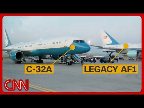 Behind the scenes of Trump's secret plane switch