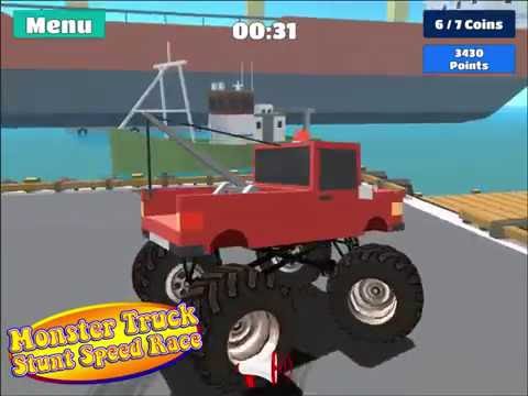 Monster Truck Stunt Speed Race Video
