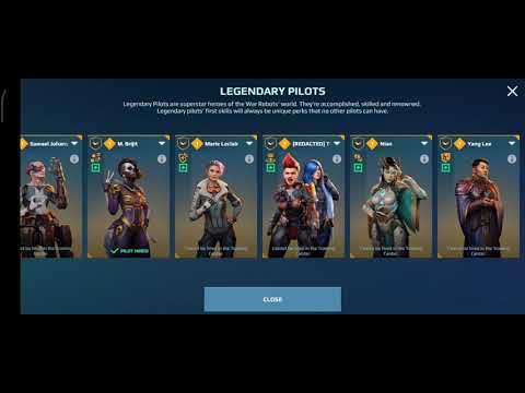 New Nian & Yang Lee pilot War robots