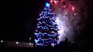 preview picture of video '2012 Christmas tree lighting, fireworks in Paradise, PA'