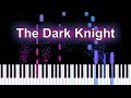 The Dark Knight Batman Piano Tutorial Synthesia