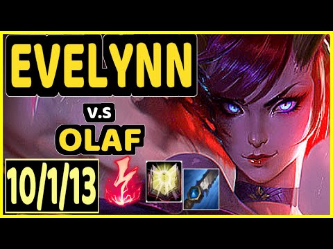 KEIO (EVELYNN) vs OLAF - 10/1/13 KDA JUNGLE CHALLENGER GAMEPLAY - BR