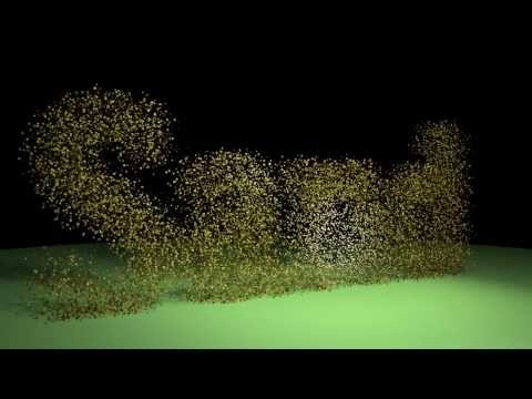 Blender 2.68 - Sand Particles as Text