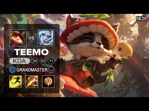 Teemo vs Viego Jungle - EUW Grandmaster - Patch 14.20 Season 14