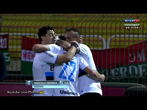 Gol de Marcelo Hermes, Fluminense 1 x 1 Gremio - Brasileirão 11/06/2016 [HD]